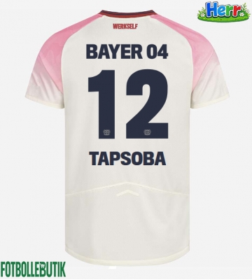 Bayer Leverkusen Edmond Tapsoba #12 Bortatröja 2025-26 Kortärmad